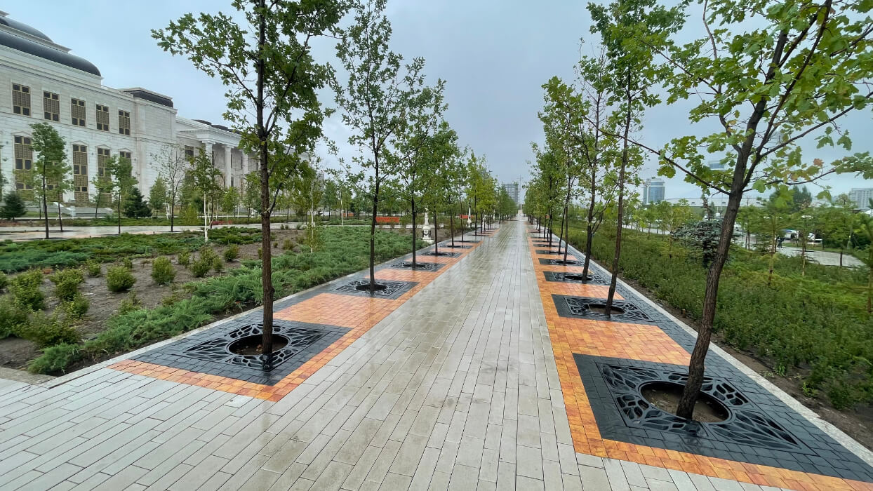 Приствольная решетка для дерева ZKING CRUST 1.2х1.2м Черная в Тихорецке фото