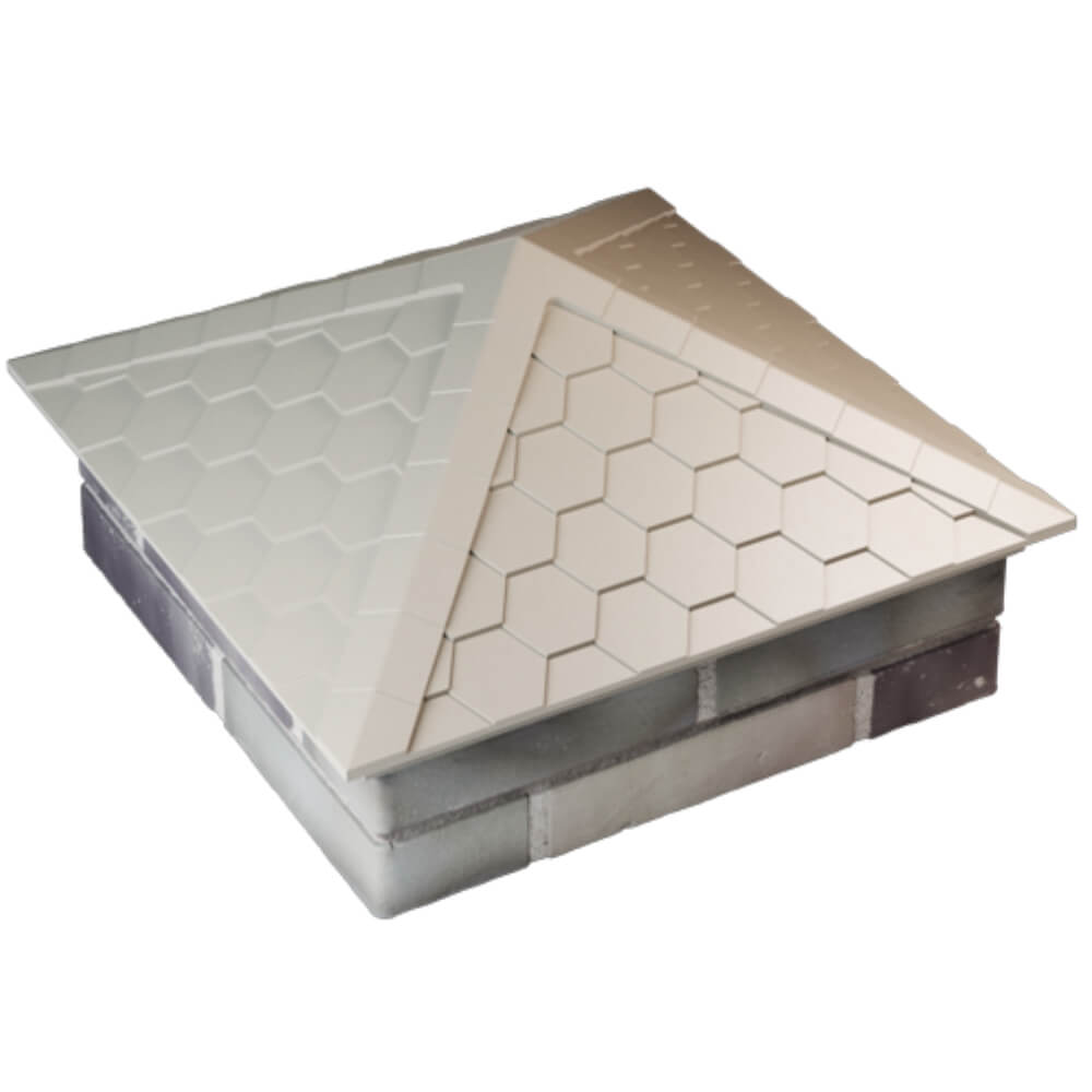 Колпак Zking Эверест Бежевый на столб 2х2 кирпича (535х535мм) Тихорецк фото