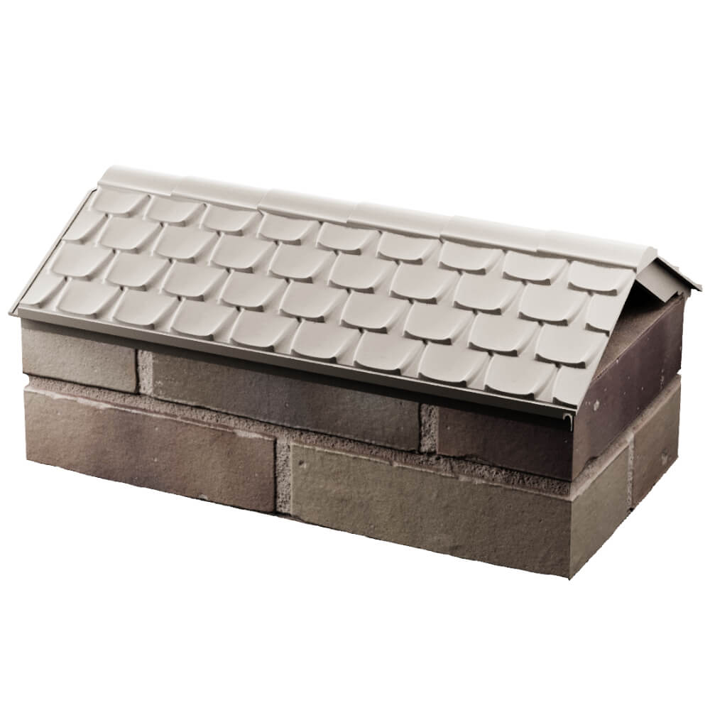 Парапет Zking Эльбрус Бежевый с посадкой на 1 кирпич (255мм) в Тихорецке фото