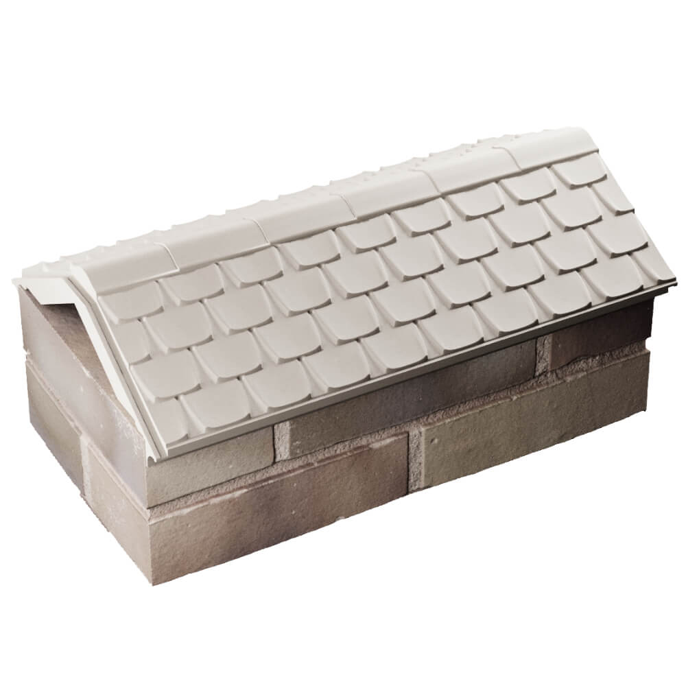 Парапет Zking Эльбрус Бежевый с посадкой на 1 кирпич (255мм) в Тихорецке фото