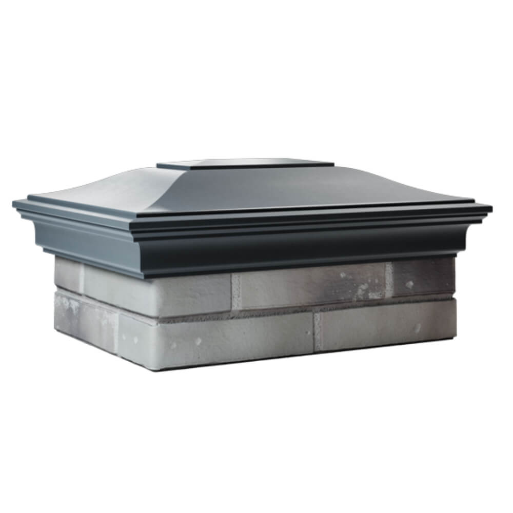 Колпак Zking Монблан Серый на столб 2х1.5 кирпича (515х385мм) в Тихорецке фото