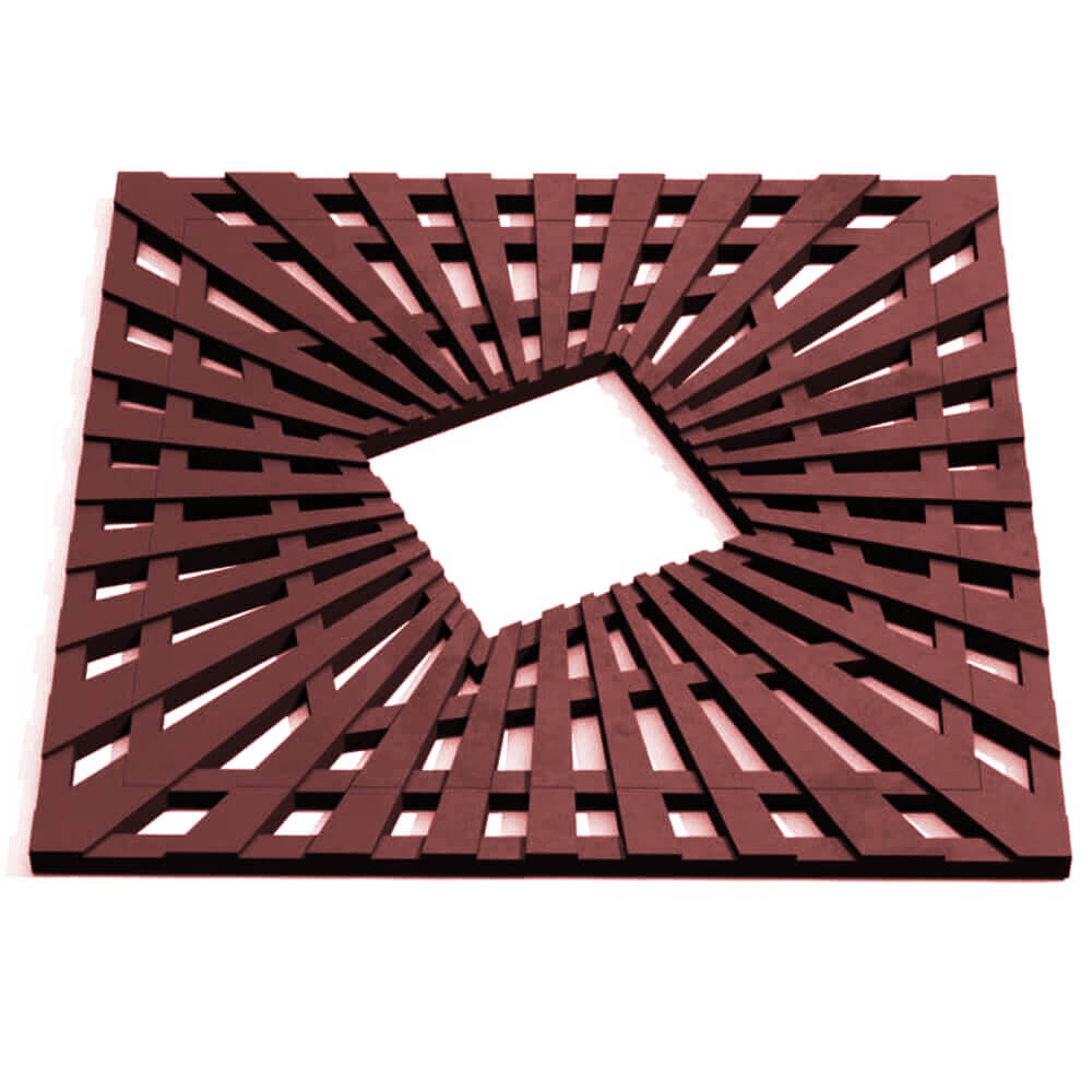 Приствольная решетка для дерева ZKING ATMOSPHERE 1.2х1.2м Коричневая Тихорецк фото