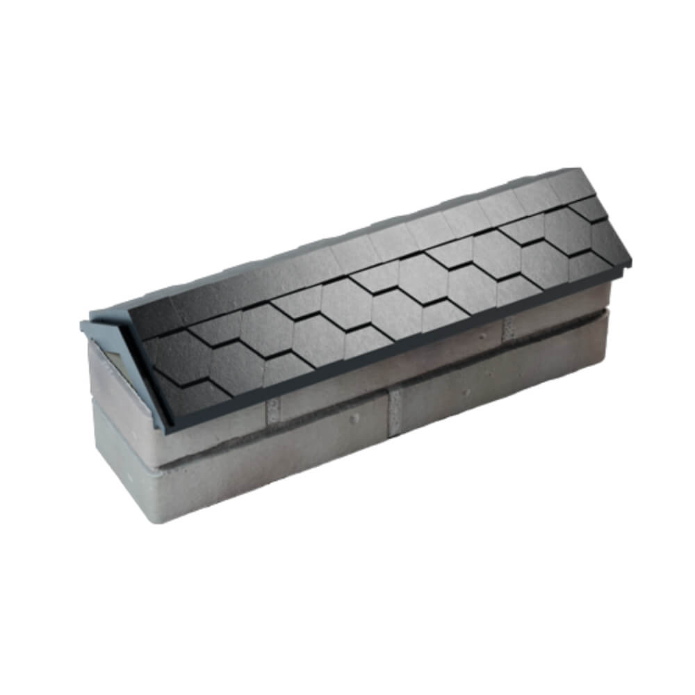 Парапет Zking Эверест Черный с посадкой на 0.5 кирпича (130мм) в Тихорецке фото