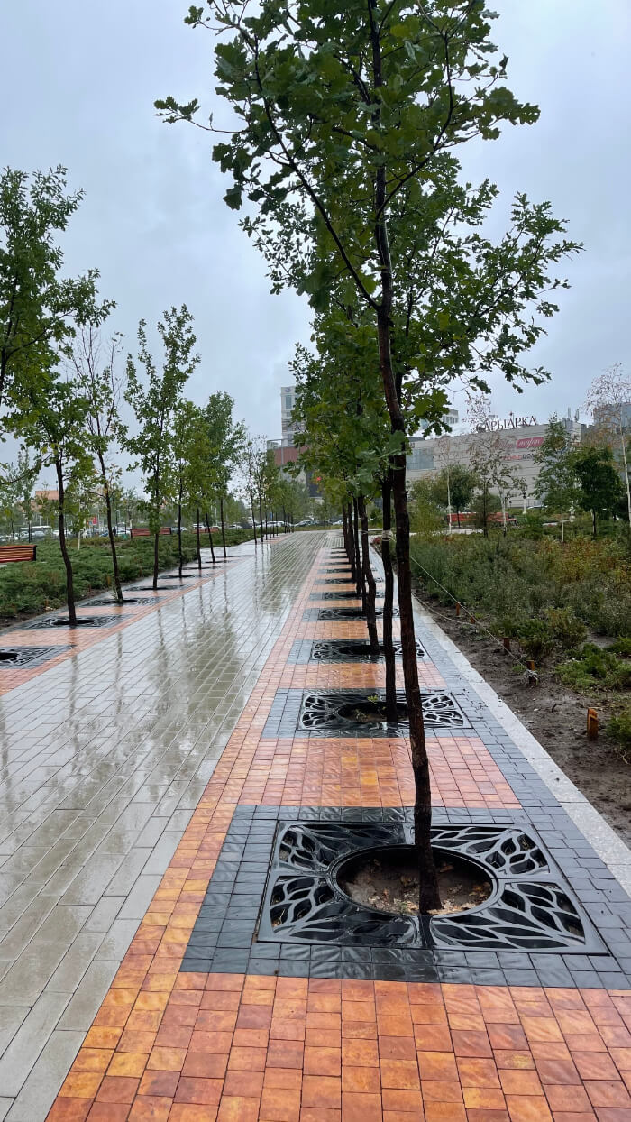 Приствольная решетка для дерева ZKING CRUST 1.2х1.2м Черная в Тихорецке фото