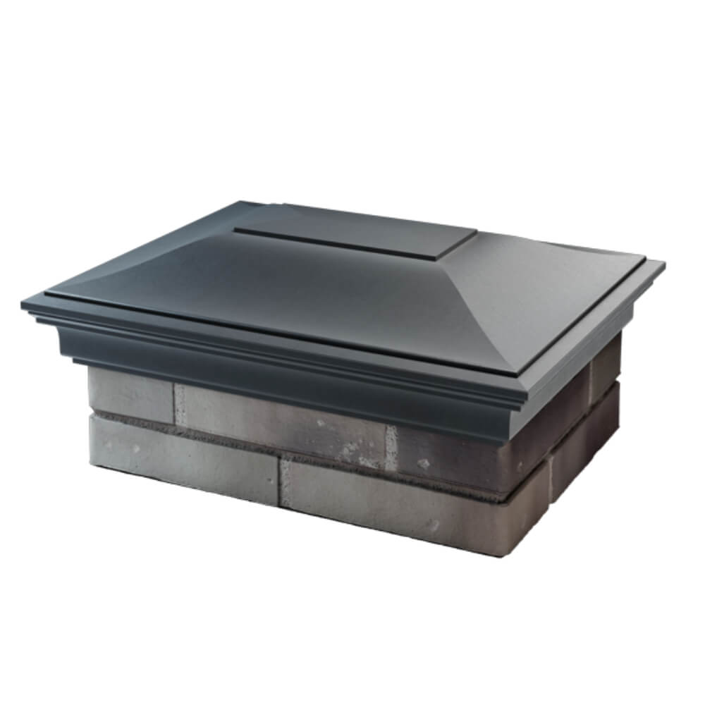 Колпак Zking Монблан Серый на столб 2х1.5 кирпича (515х385мм) в Тихорецке фото