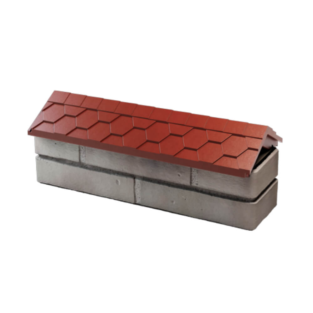 Парапет Zking Эверест Красный с посадкой на 0.5 кирпича (130мм) в Тихорецке фото