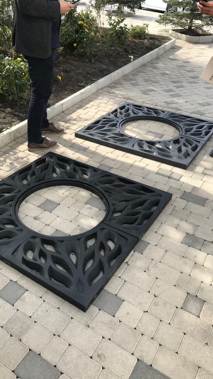 Приствольная решетка для дерева ZKING CRUST 1.2х1.2м Черная в Тихорецке фото