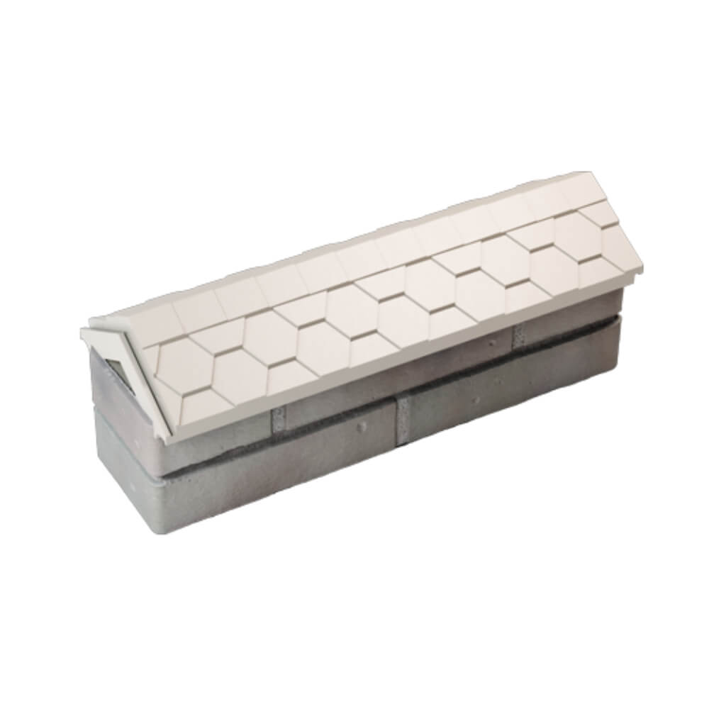 Парапет Zking Эверест Бежевый с посадкой на 0.5 кирпича (130мм) в Тихорецке фото