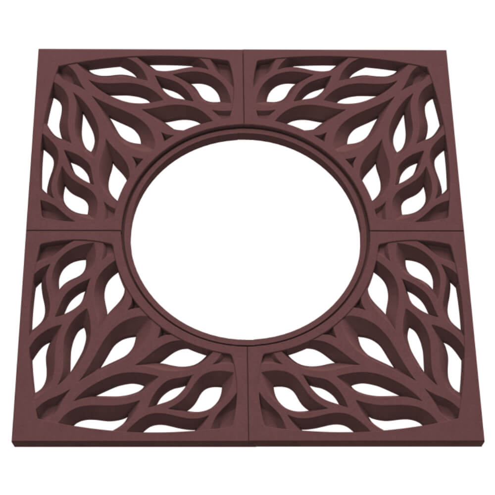 Приствольная решетка для дерева ZKING CRUST 1.2х1.2м Коричневая в Тихорецке фото