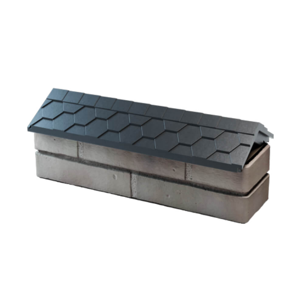 Парапет Zking Эверест Серый с посадкой на 0.5 кирпича (130мм) в Тихорецке фото