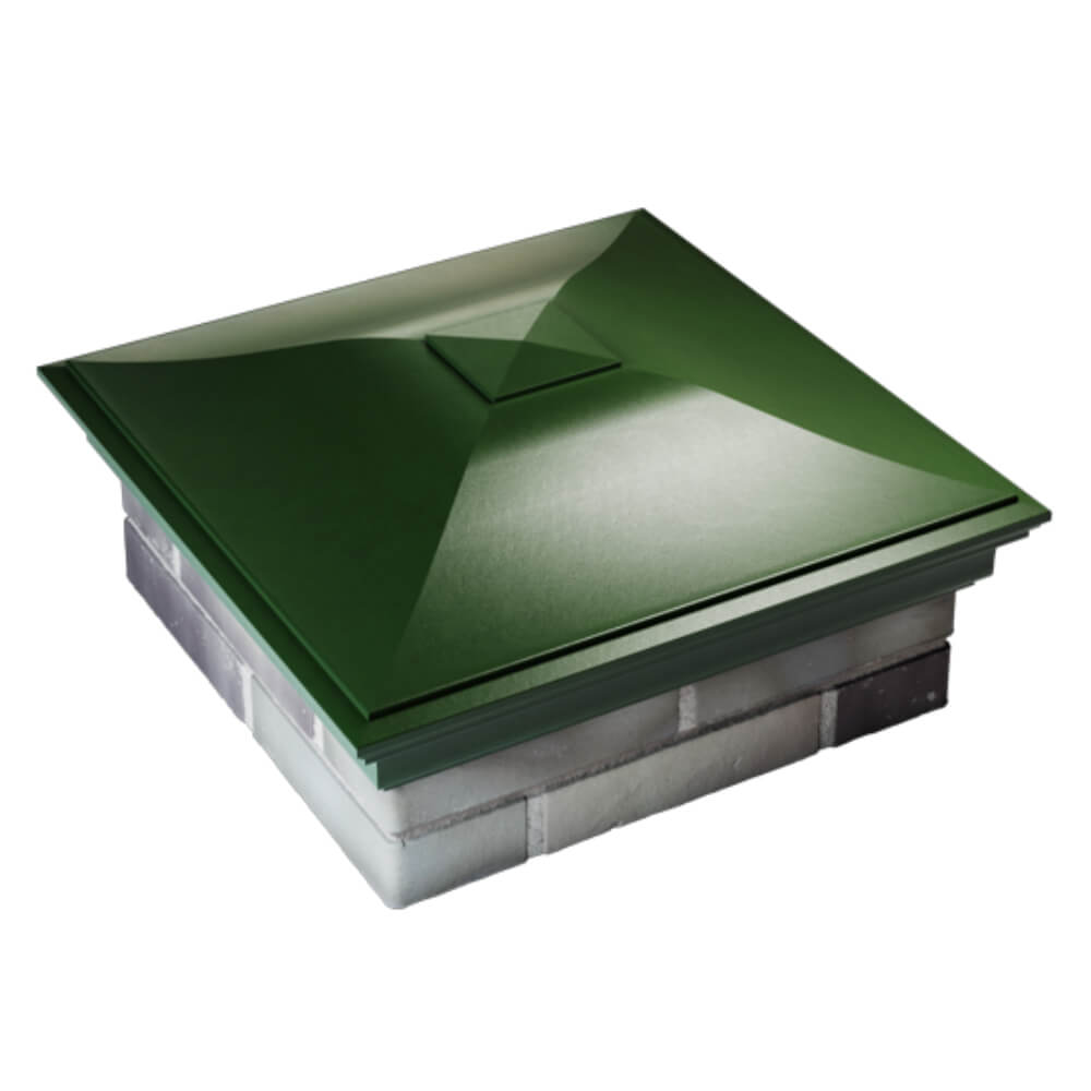 Колпак Zking Монблан Зеленый на столб 2х2 кирпича (515х515мм) Тихорецк фото