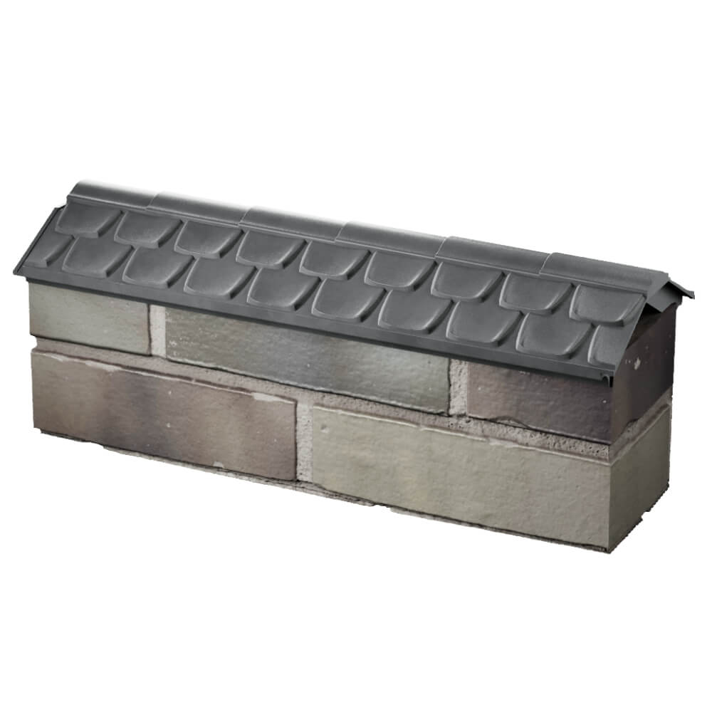 Парапет Zking Эльбрус Серый с посадкой на 0.5 кирпича (130мм) в Тихорецке фото