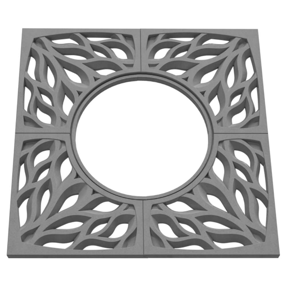 Приствольная решетка для дерева ZKING CRUST 1.2х1.2м Серая в Тихорецке фото