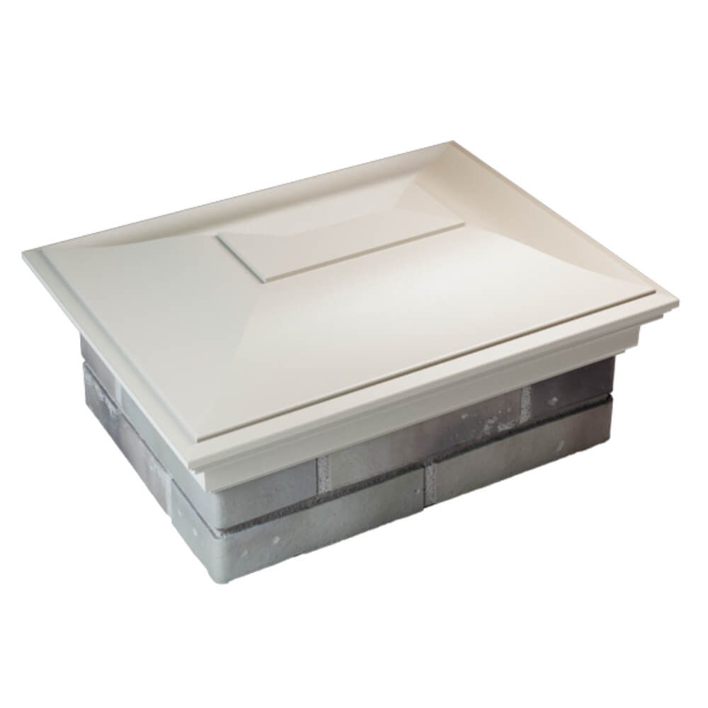 Колпак Zking Монблан Бежевый на столб 2х1.5 кирпича (515х385мм) Тихорецк фото