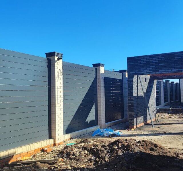 Колпак Zking Бона ХайТек Серый на столб 1.5х1.5 кирпича (385х385мм) в Тихорецке фото