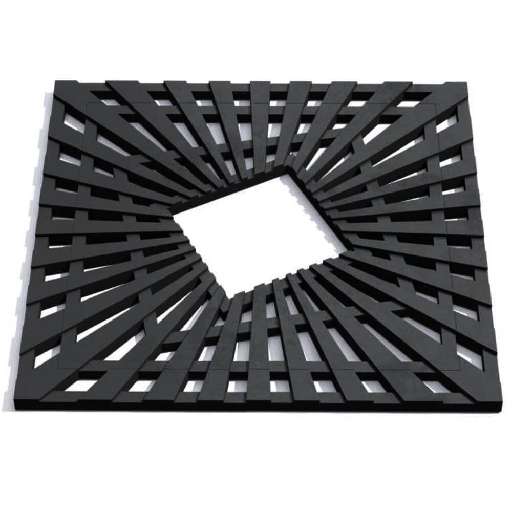 Приствольная решетка для дерева ZKING ATMOSPHERE 1.2х1.2м Черная Тихорецк фото