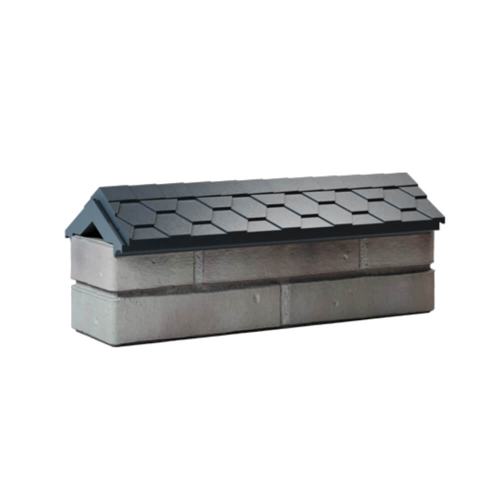 Парапет Zking Эверест Серый с посадкой на 0.5 кирпича (130мм) Тихорецк фото