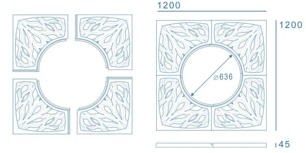 Приствольная решетка для дерева ZKING CRUST 1.2х1.2м Черная в Тихорецке фото