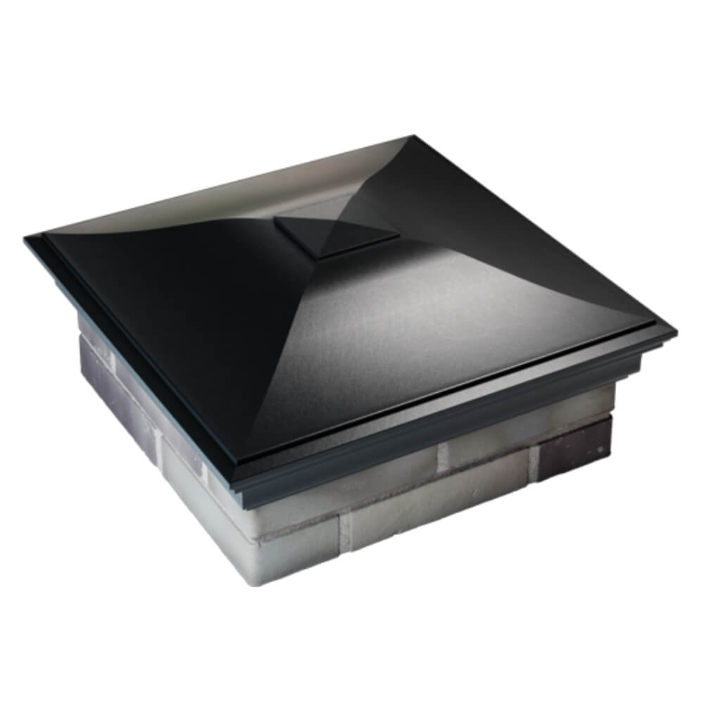 Колпак Zking Монблан Черный на столб 2х2 кирпича (515х515мм) Тихорецк фото