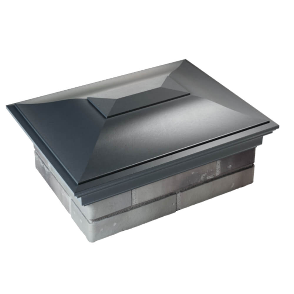 Колпак Zking Монблан Серый на столб 2х1.5 кирпича (515х385мм) Тихорецк фото