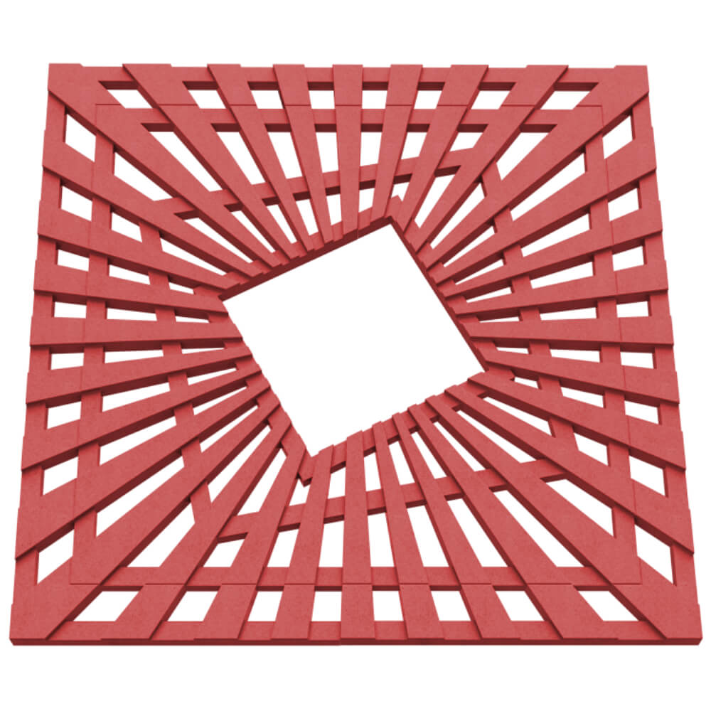 Приствольная решетка для дерева ZKING ATMOSPHERE 1.2х1.2м Красная в Тихорецке фото