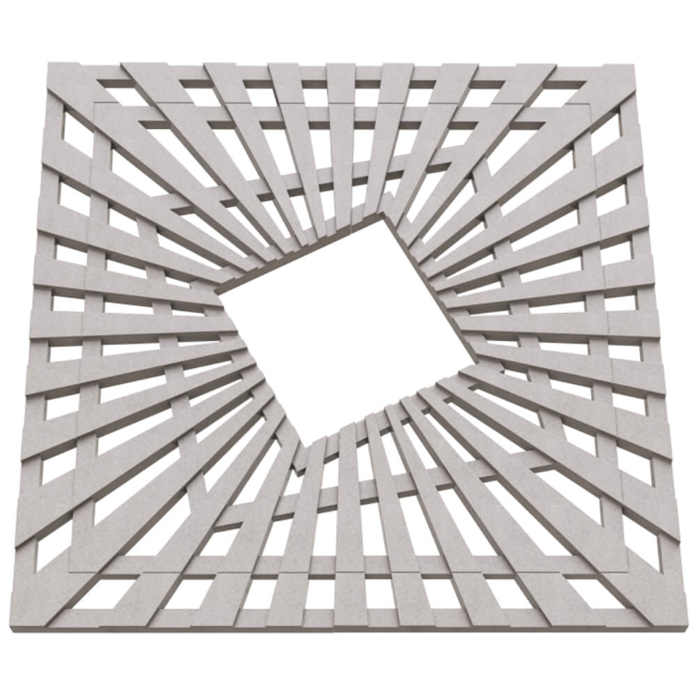 Приствольная решетка для дерева ZKING ATMOSPHERE 1.2х1.2м Бежевая в Тихорецке фото