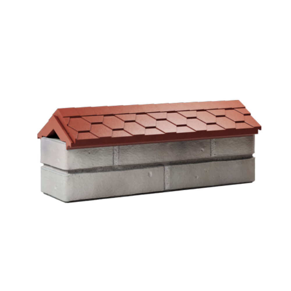 Парапет Zking Эверест Красный с посадкой на 0.5 кирпича (130мм) Тихорецк фото