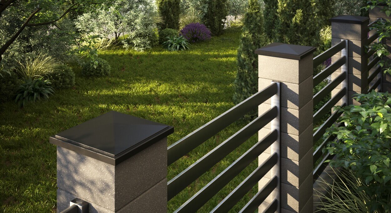 Колпак Zking БонаМоно Коричневый на столб 1.5х1.5 кирпича (385х385, 400х400мм) в Тихорецке фото