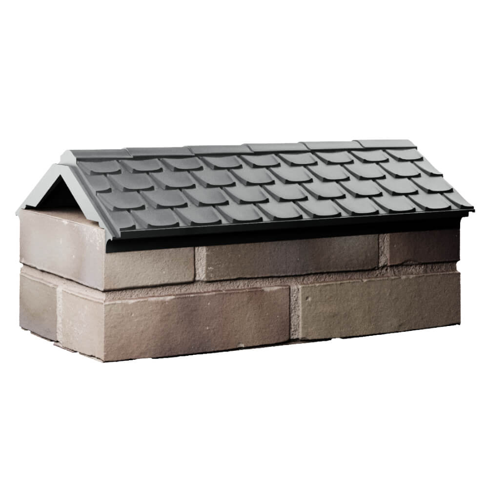 Парапет Zking Эльбрус Серый с посадкой на 1 кирпич (255мм) Тихорецк фото