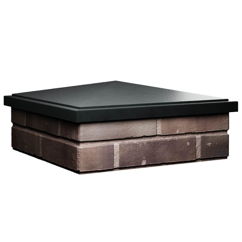 Колпак Zking БонаМоно Черный на столб 2х2 кирпича (515х515, 530х530мм) в Тихорецке фото