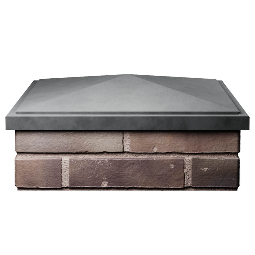 Колпак Zking БонаМоно Серый на столб 2х2 кирпича (515х515, 530х530мм) Тихорецк фото