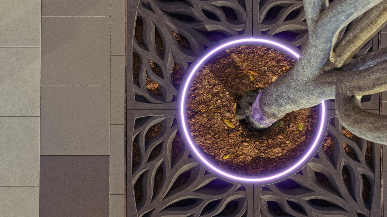 Приствольная решетка для дерева ZKING CRUST 1.2х1.2м Черная в Тихорецке фото