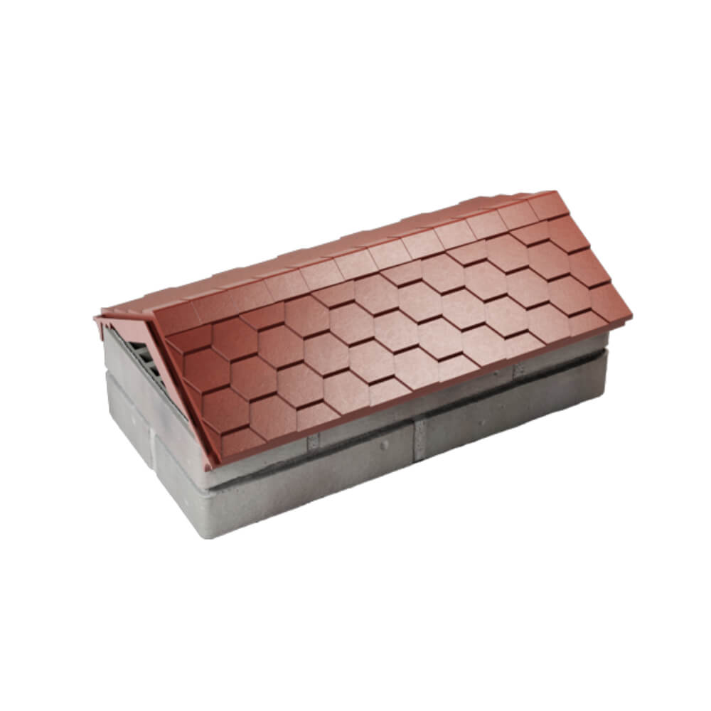 Парапет Zking Эверест Красный с посадкой на 1 кирпич (200/225/255мм) в Тихорецке фото
