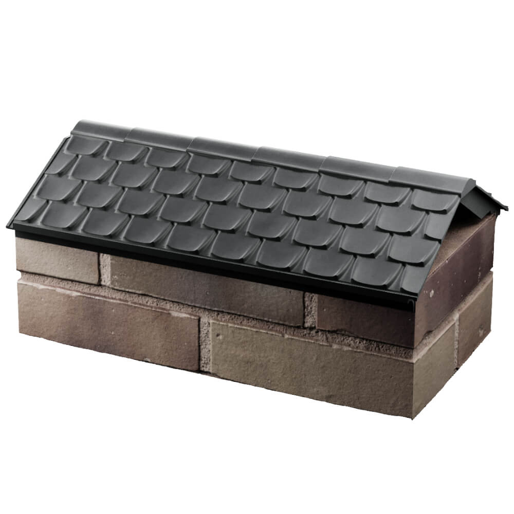 Парапет Zking Эльбрус Серый с посадкой на 1 кирпич (255мм) в Тихорецке фото