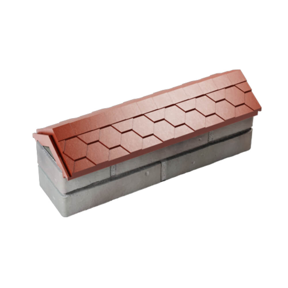 Парапет Zking Эверест Красный с посадкой на 0.5 кирпича (130мм) в Тихорецке фото