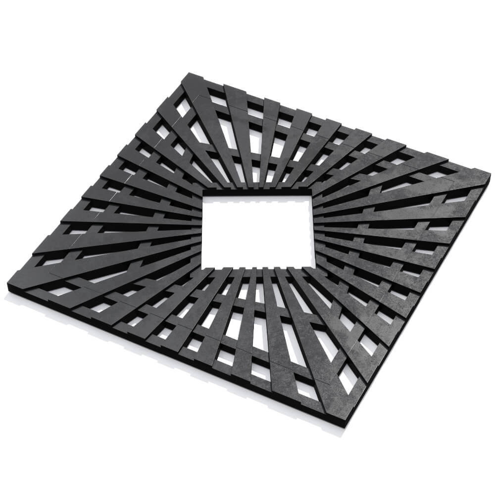 Приствольная решетка для дерева ZKING ATMOSPHERE 1.2х1.2м Черная в Тихорецке фото