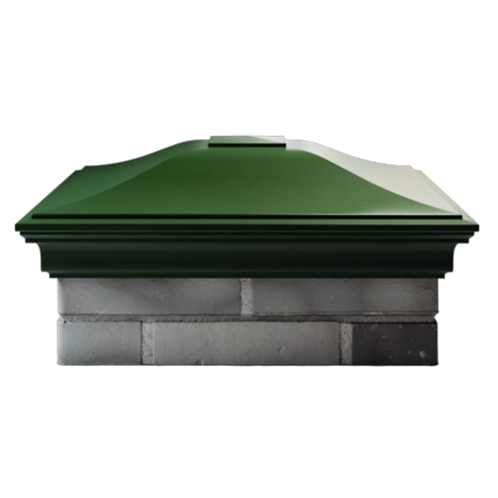 Колпак Zking Монблан Зеленый на столб 2х2 кирпича (515х515мм) в Тихорецке фото