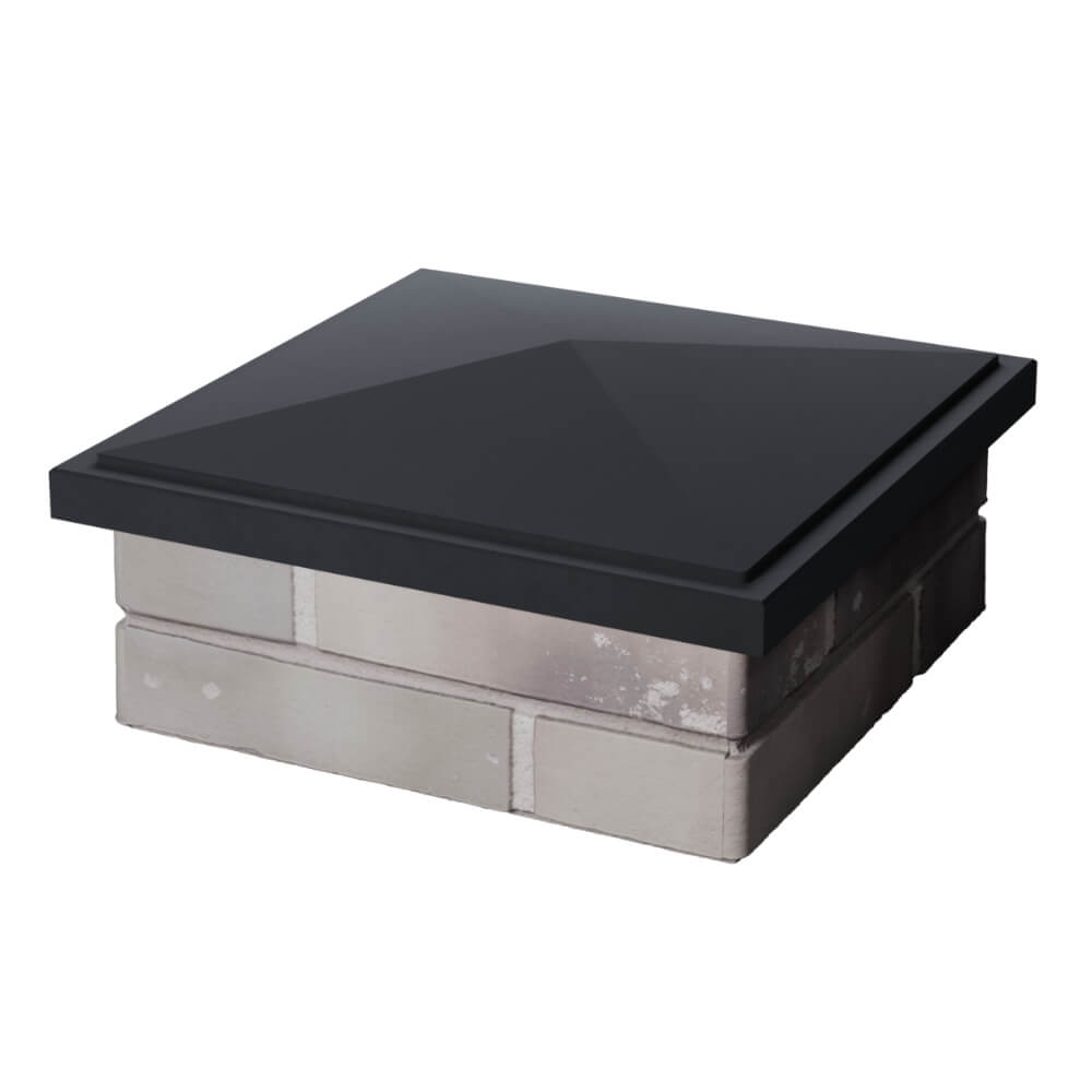 Колпак Zking БонаМоно Серый на столб 1.5х1.5 кирпича (385х385, 400х400мм) в Тихорецке фото