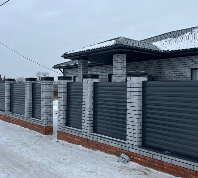 Колпак Zking Бона ХайТек Серый на столб 1.5х1.5 кирпича (385х385мм) в Тихорецке фото