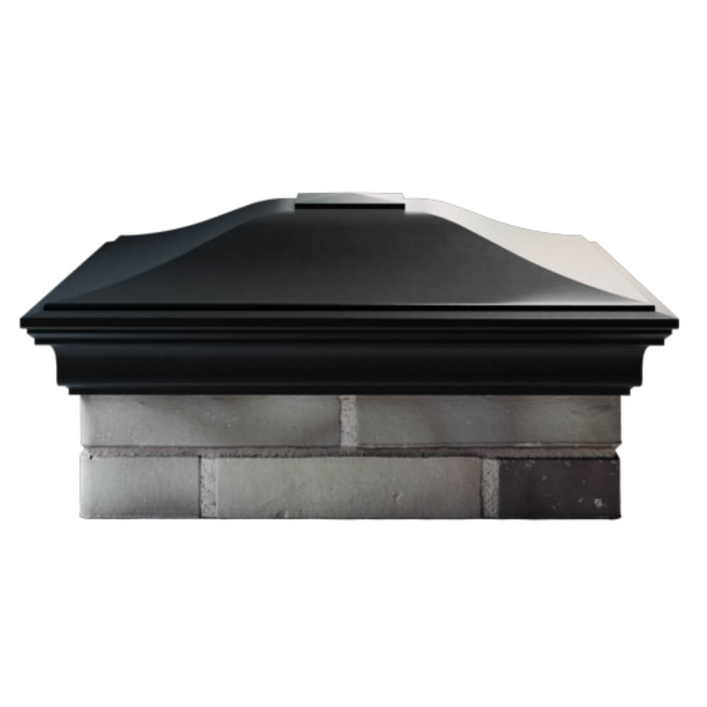 Колпак Zking Монблан Черный на столб 2х2 кирпича (515х515мм) в Тихорецке фото