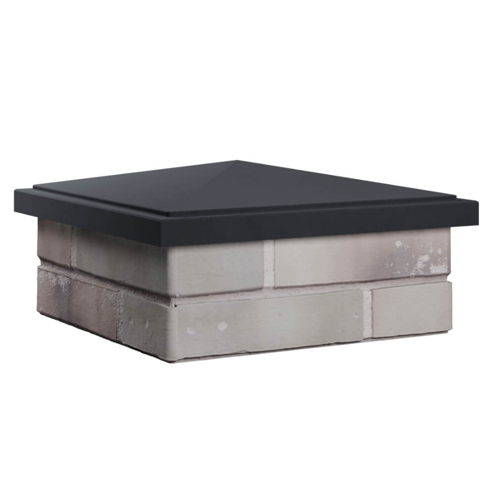 Колпак Zking БонаМоно Серый на столб 1.5х1.5 кирпича (385х385, 400х400мм) в Тихорецке фото