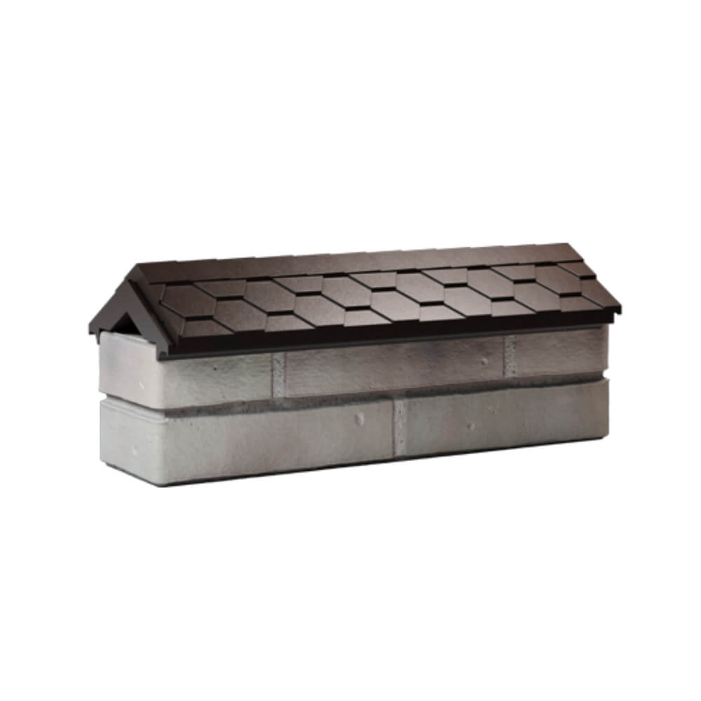 Парапет Zking Эверест Коричневый с посадкой на 0.5 кирпича (130мм) Тихорецк фото