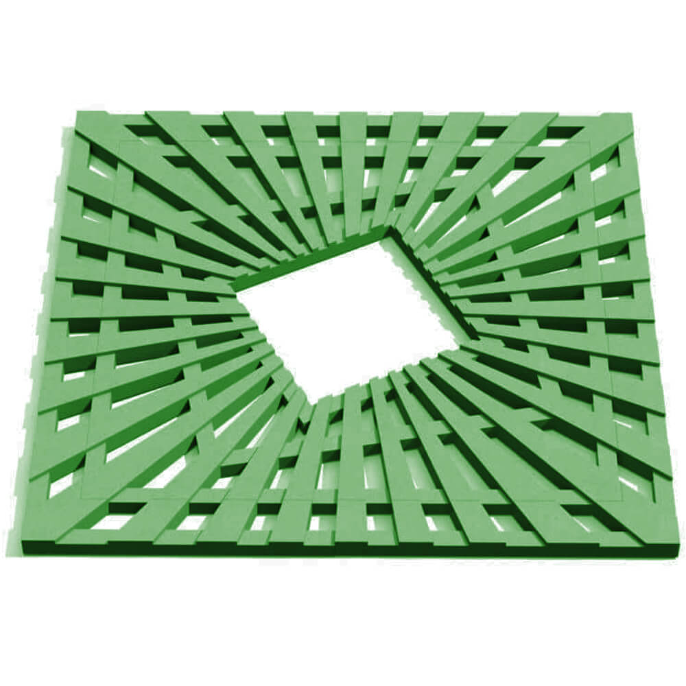 Приствольная решетка для дерева ZKING ATMOSPHERE 1.2х1.2м Зеленая Тихорецк фото